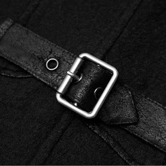 Punk Rave Wool Coat 🖤 - Picture 9 of 14